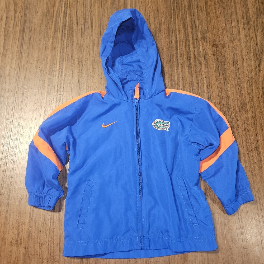 Nike Jacket UF Gators Toddler 24 Month Unisex Blue Orange Full Zip Hood